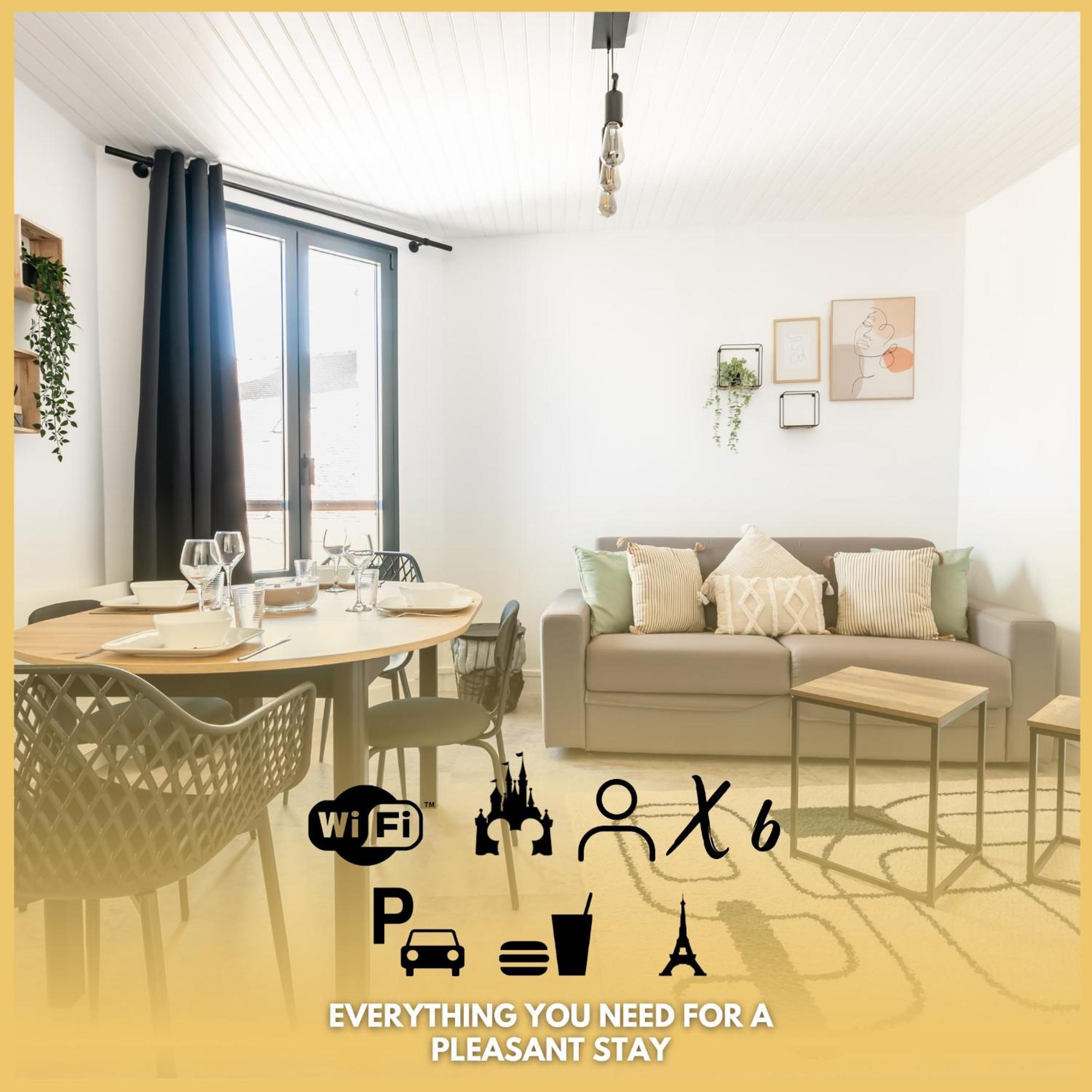 Le 27 - Appartement Cosy - Disney 15Min Crecy-la-Chapelle Eksteriør bilde